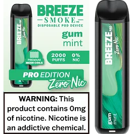 Breeze Pro Zero Nicotine